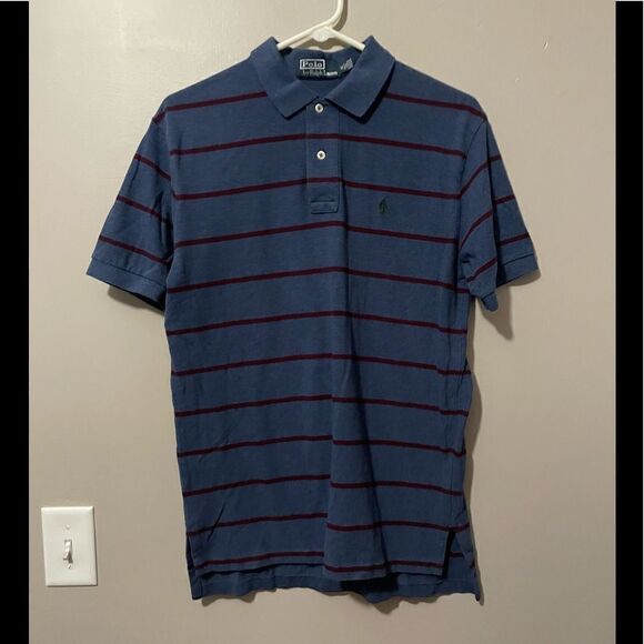 VINTAGE Polo Ralph Lauren short sleeve collar shirt - Picture 1 of 4